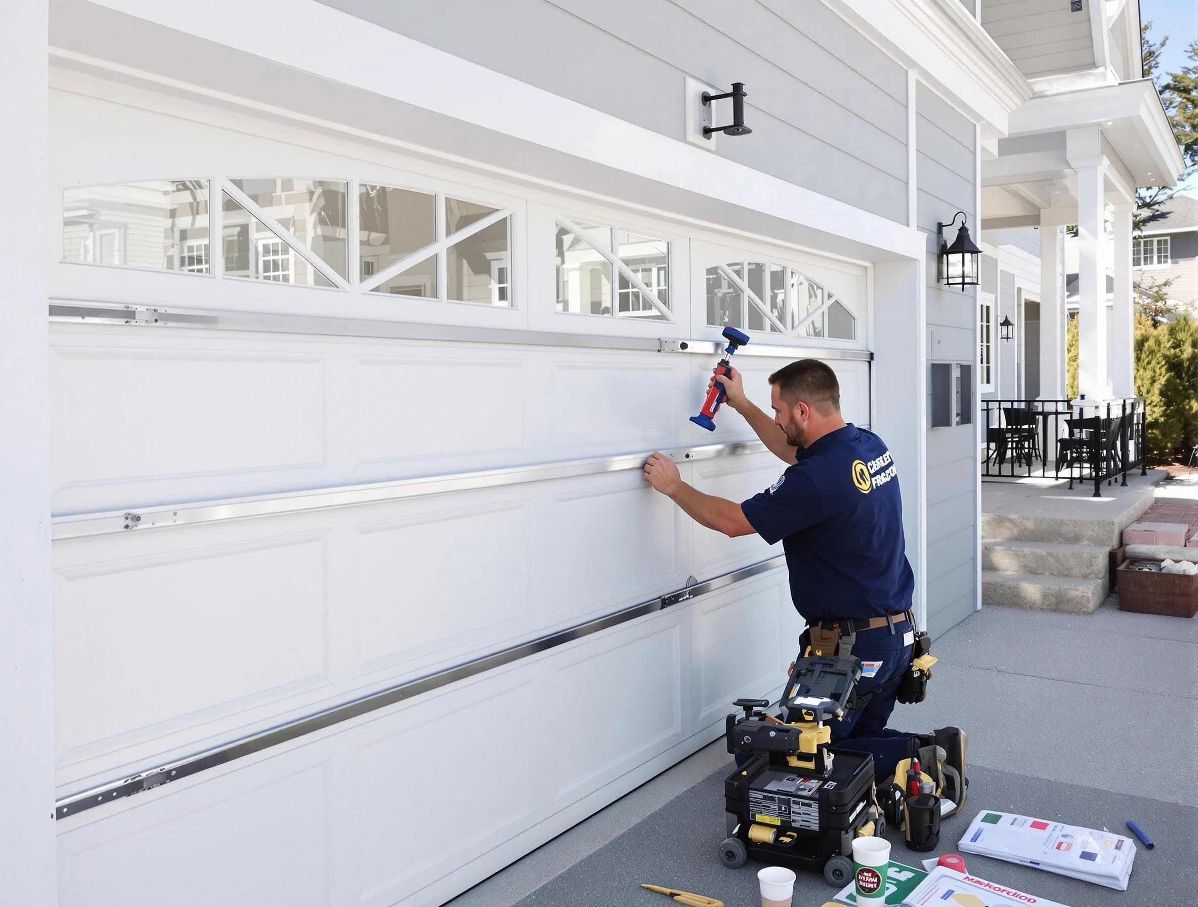Professional garage door installation by Tuttle Garage Door Repair in Tuttle