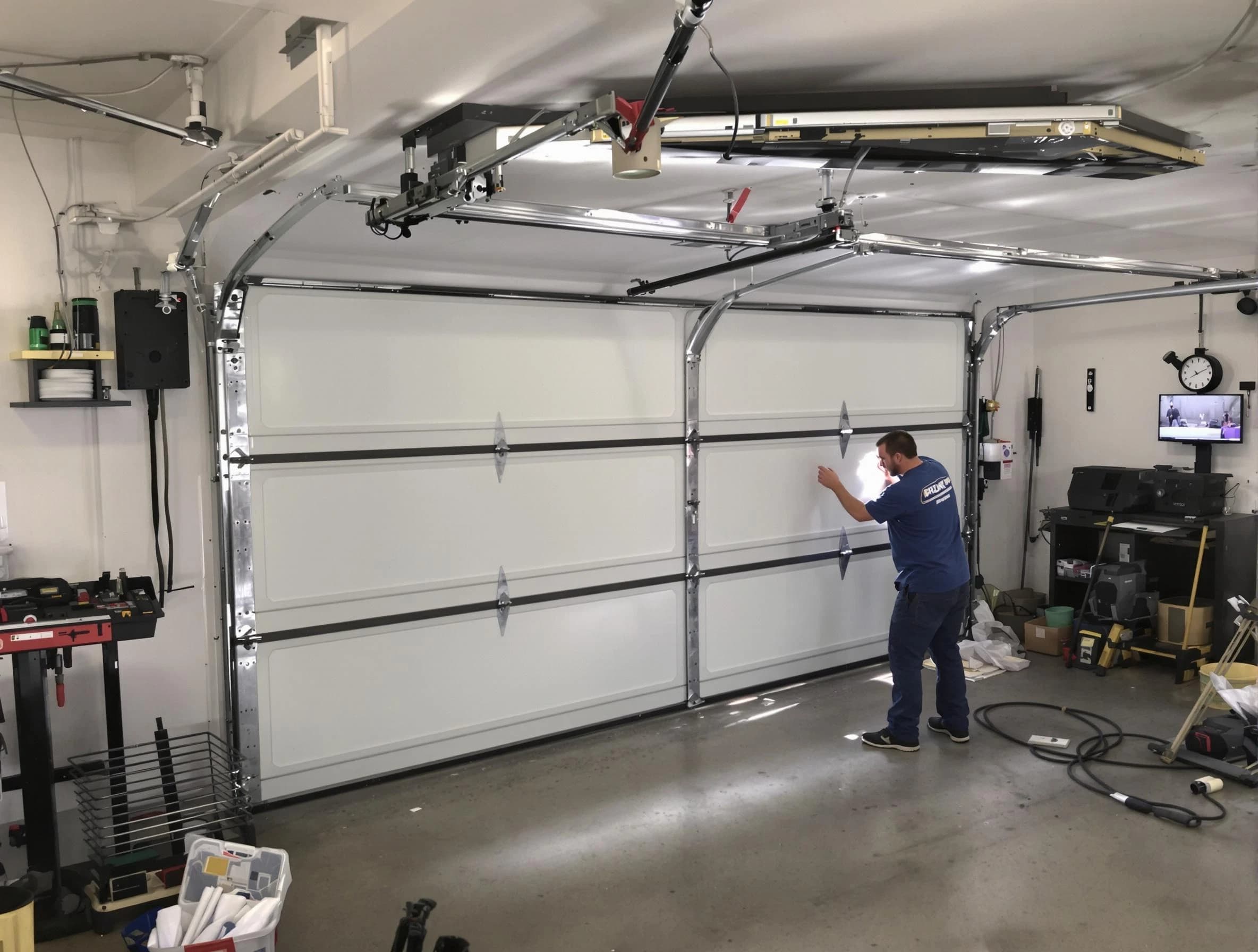 Professional garage door repair service by Tuttle Garage Door Repair in Tuttle