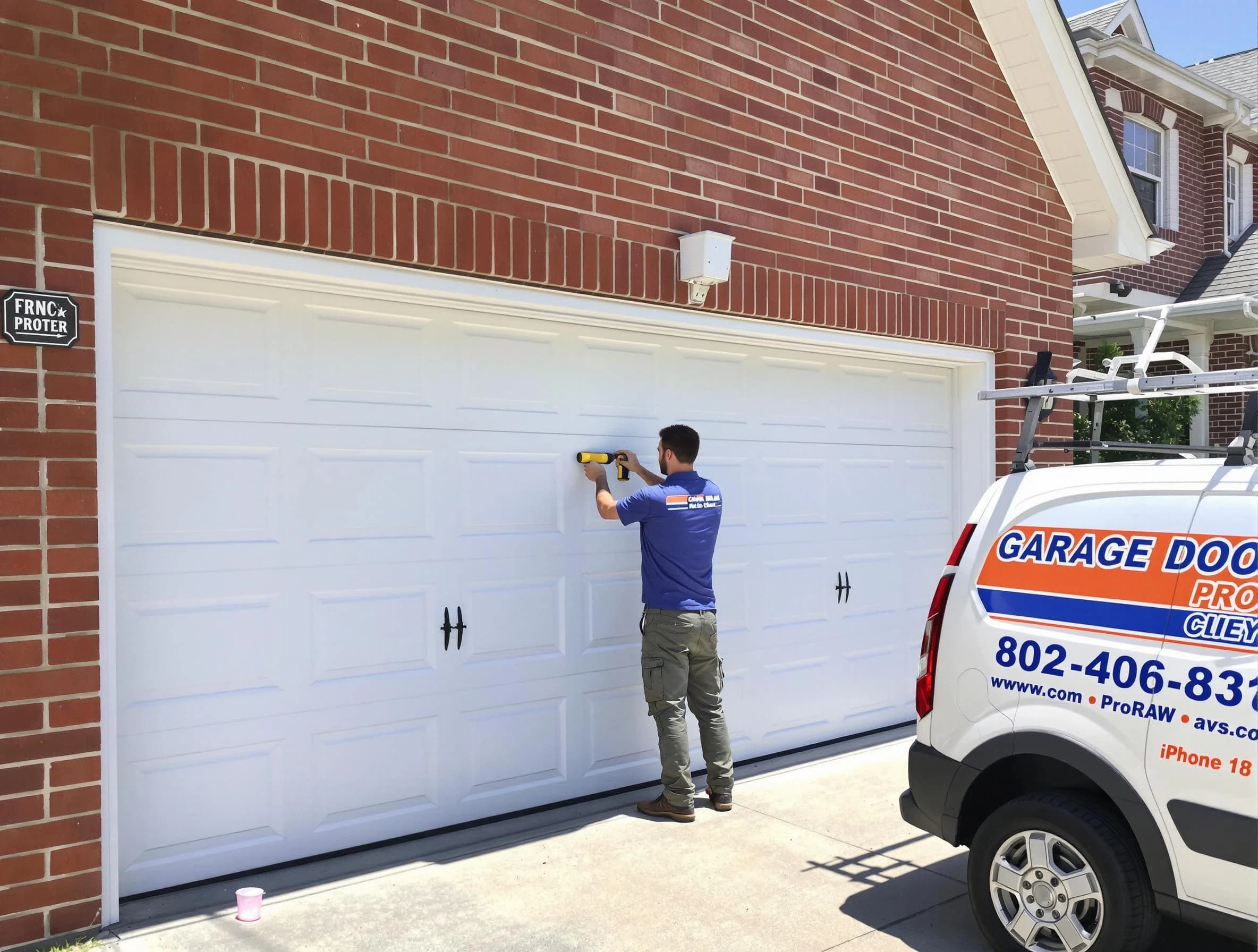 Local garage door repair service by Tuttle Garage Door Repair in Tuttle