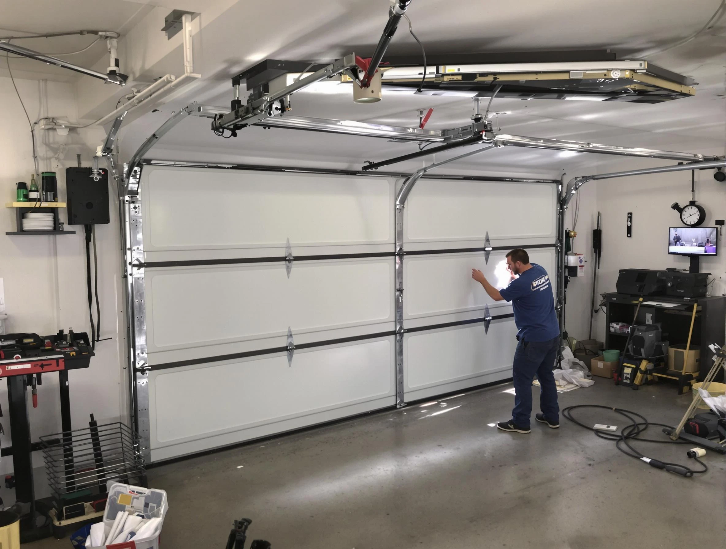 Professional garage door repair service by Tuttle Garage Door Repair in Tuttle